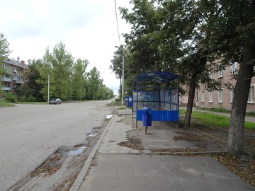 Детальная фотография остановочного пункта